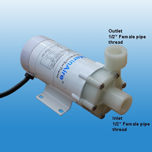 Marine circulation pump MFP300KT, 300 GPH, salt & fresh water 110V